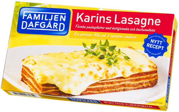 Karins Lasagne (Förpackning 9x375g)